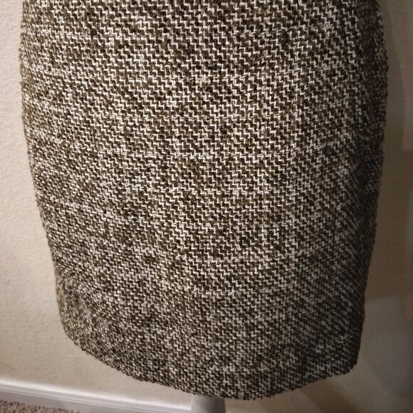 Banana Republic Green Tweed Skirt - Picture 2 of 2